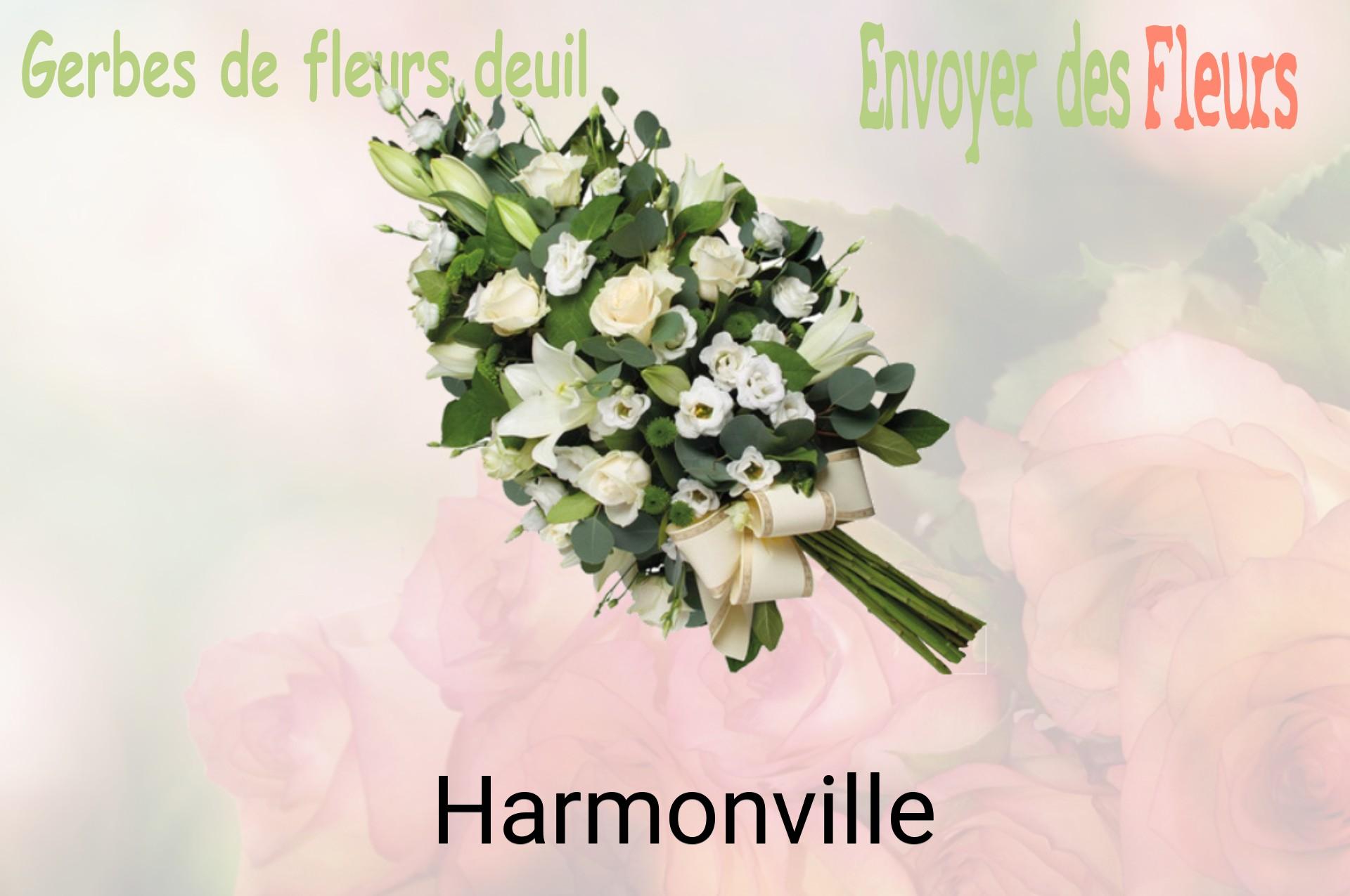 Gerbe de fleurs de deuil livrée à Harmonville